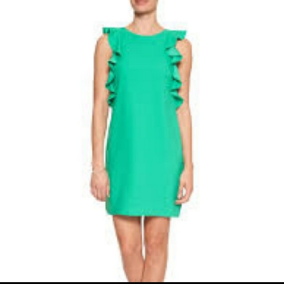 kelly green midi dress